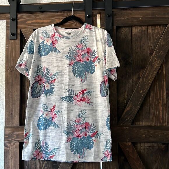 NWT Voyage Shirt by Craft + Flow cancun cotton shirt Sz-Medium - Picture 1 of 9
